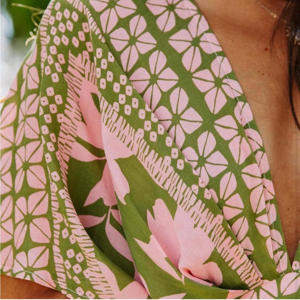 Vici A World to See floral slit dress in size M - Picture 4 of 13